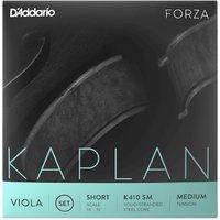 DAddario KA410 SM Kaplan Forza Viola Set, Short Scale,...