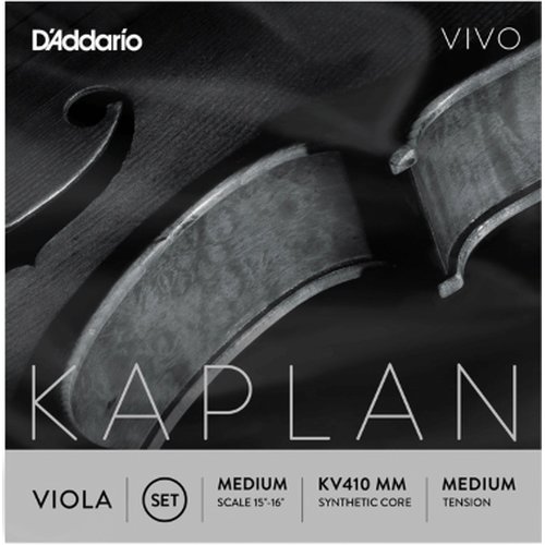 DAddario KV410 MM Kaplan Vivo Viola Set, Medium Scale, Medium Tension