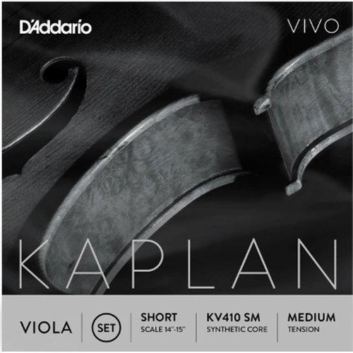 DAddario KV410 SM Jeu dalto Kaplan Vivo, Short Scale, Medium Tension