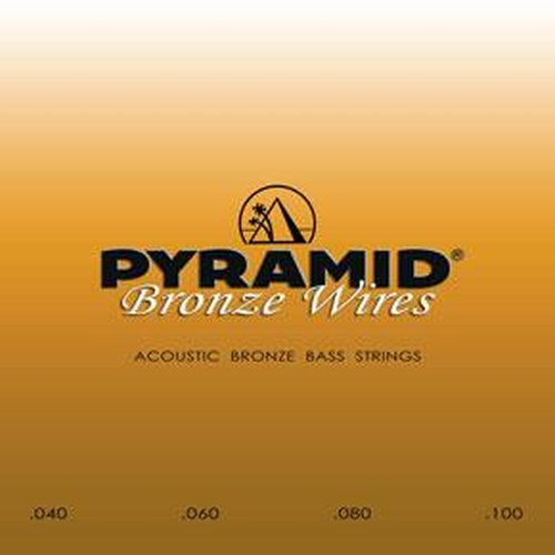 Pyramid Acoustic Bass 80/20 Brass Alloy Nylon Silk 048/089 Short Scale