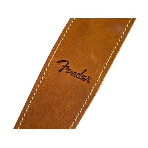 Fender Guitar strap Ball Glove leather, brown