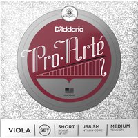 DAddario J58 SM Pro-Arte Viola Set, Short Scale, Medium...