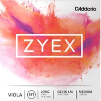 Juego de viola DAddario DZ410 LM Zyex, Long Scale, Medium...