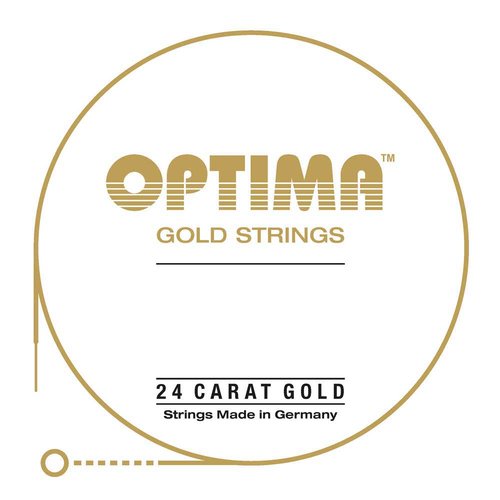 Cordes au dtail de Optima Gold Wound acoustique 052w