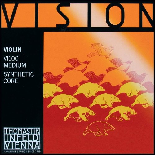 Thomastik-Infeld Violin strings Vision Synthetic Core set 4/4, VI100 (medium)