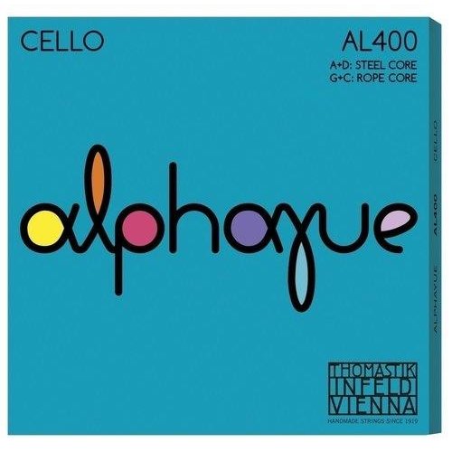 Thomastik-Infeld Cello strings Alphayue set 1/2, AL400 1/2 (medium)