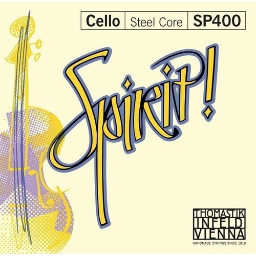Thomastik-Infeld Juego de cuerdas para violonchelo Spirit!, SP400 (media)