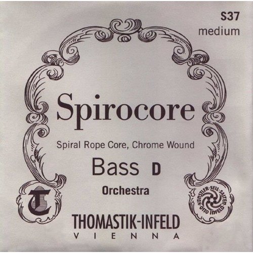 Thomastik-Infeld Set di corde per contrabbasso 3/4 Spirocore Accordatura orchestrale, 3885,0 (morbida)