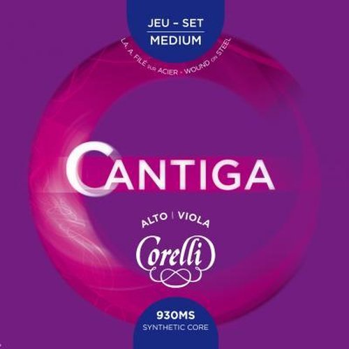 Corelli Viola strings Cantiga set with A steel core, 930MS (medium)