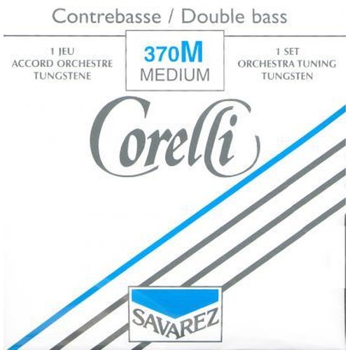 Corelli Double bass strings orchestra tuning tungsten set, 370M (medium)