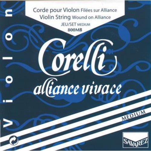 Corelli Set di corde per violino (con pallina) Alliance, 800MB (media)