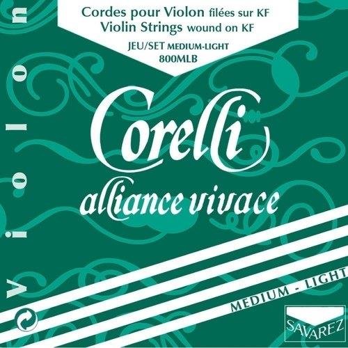 Corelli Set di corde per violino (con pallina) Alliance, 800FB (forte)