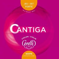 Corelli Violin strings Cantiga set with E ball, 900FB...