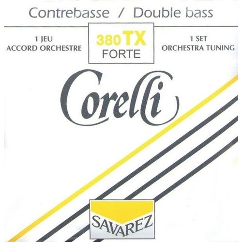 Corelli Kontrabasssaiten Orchesterstimmung Satz, 380TX (extra stark)